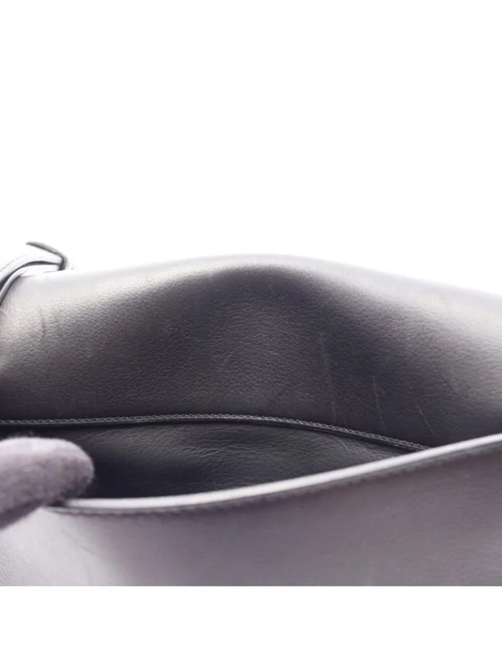Hermes Shoulder Bag Sac A Depeches 29 Black Leather